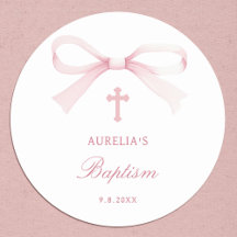 Waterverf Roze Boog Doop