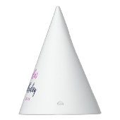 Waterverf Roze Bow Disco Ball Sweet 16 Verjaardag Feesthoedjes (Rechts)