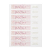 Waterverf Roze Bruidsdouche (Vel)