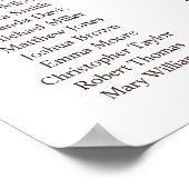 Waterverf roze bruinkoolzittenden poster (Hoek)