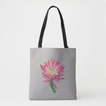 Waterverf Roze Cactus Vloer printtas