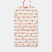 Waterverf Roze Cadeau Cadeaulabel (Achterkant)