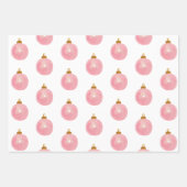 Waterverf Roze Cadeaus en Ornamenten Inpakpapier Vel (Voorkant 2)