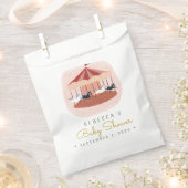 Waterverf Roze Carrousel Bedankzakje (Geknipt)