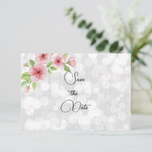 Waterverf Roze Cherry Blossom Save The Date