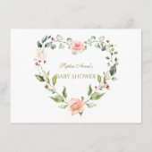 Waterverf Roze Crème Bloemen Breng Een Boek Informatiekaartje (Achterkant)