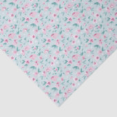  Waterverf Roze Ditsy Bloemenpatroon Tissuepapier (Detail)