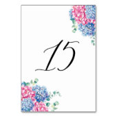 Waterverf Roze en Blauwkranen Tabel 15 Kaart (Voorkant)