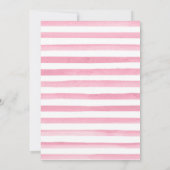 Waterverf Roze en Geel Bloemen Verjaardag Kaart (Achterkant)