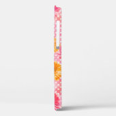 Waterverf roze en geel gerbera bloemenpatroon Case-Mate iPhone case (Achterkant / Links)
