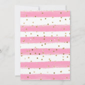 Waterverf Roze en Gele Bloemen Afstuderen Kaart (Achterkant)