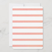 Waterverf roze en gele citrusbruiloft kaart (Achterkant)