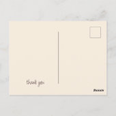 Waterverf Roze en Gele Floral Bouquet Briefkaart (Achterkant)