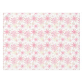 Waterverf Roze en Glitter Winter Snowflakes Tafelkleed (Voorkant (Horizontaal))