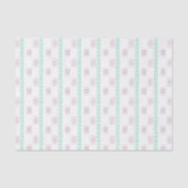 Waterverf roze en groene mahjong tissuepapier (Voorkant)