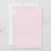 Waterverf | Roze en Paarse bruiloft Kaart (Achterkant)