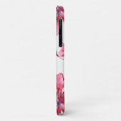Waterverf roze en rode bloemen Case-Mate iPhone case (Achterkant/links)
