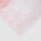 Waterverf roze en wit met gouden splash tissuepapier (Detail)