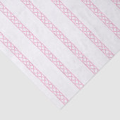 Waterverf Roze en Witte Bamboe Strepen Tissuepapier (Detail)
