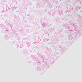 Waterverf roze en witte bloemen tissuepapier (Detail)