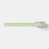 Waterverf Roze Flamingo Strand Kerstmis Grosgrain Lint (Voorkant)