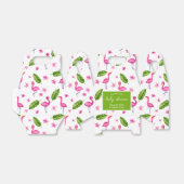 Waterverf Roze Flamingo Tropical Leaves Pattern F Bedankdoosjes (Uitgevouwen)