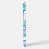 Waterverf Roze Flamingo's Met Initiaal Case-Mate iPhone Case (Achterkant / Links)