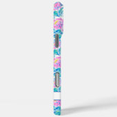 Waterverf Roze Flamingo's met Initialen Case-Mate iPhone Case (Achterkant / Rechts)