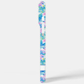 Waterverf Roze Flamingo's met Initialen Case-Mate iPhone Case (Achterkant / Links)