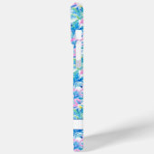 Waterverf Roze Flamingo's met Initialen Case-Mate iPhone Case (Achterkant / Links)