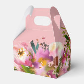 Waterverf Roze flesje Bedankdoosjes (Achterkant)