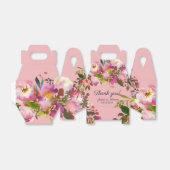 Waterverf Roze flesje Bedankdoosjes (Uitgevouwen)