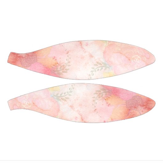 Waterverf Roze Floral Achtergrond Basketbal (Panelen)