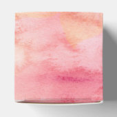 Waterverf Roze Floral Achtergrond Bedankdoosjes (Bovenkant)