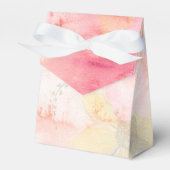 Waterverf Roze Floral Achtergrond Bedankdoosjes (Voorkant Zijde)