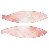 Waterverf Roze Floral Achtergrond Mini Basketbal (Panelen)