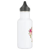 Waterverf Roze Floral Gold Mam Waterfles (Links)