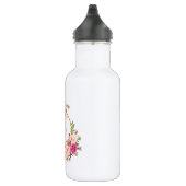 Waterverf Roze Floral Gold Mam Waterfles (Rechts)