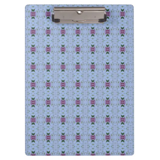 Waterverf Roze Floral Klembord (Voorkant)