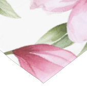 Waterverf Roze Floral Tafelkleed (Gekanteld)