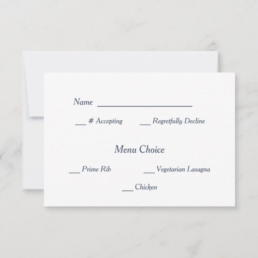 Waterverf Roze Floral Wedding RSVP (Achterkant)