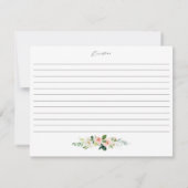 Waterverf Roze Florals Vrijgezellenfeest Recipe Ka (Achterkant)