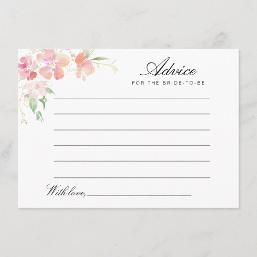 waterverf roze floreel advies (Voorkant)