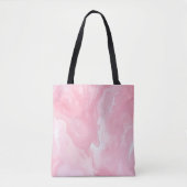 Waterverf roze fusie tote bag (Voorkant)