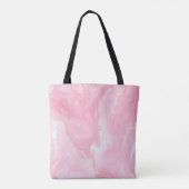 Waterverf roze fusie tote bag (Achterkant)