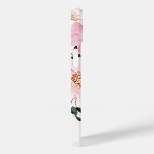 Waterverf Roze Garden Flowers Case-Mate iPhone Case (Achterkant / Rechts)