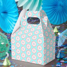 Waterverf Roze Geglazuurde Sprinkle Donuts Bedankdoosjes
