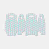 Waterverf Roze Geglazuurde Sprinkle Donuts Bedankdoosjes (Uitgevouwen)