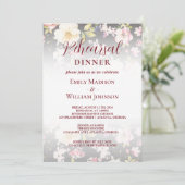 Waterverf Roze Gele Rozen, zwart wazig, Bruiloft Kaart (Staand voorkant)