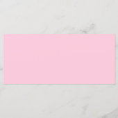 Waterverf Roze Gold 4x9 flat Menu Kaart (Achterkant)